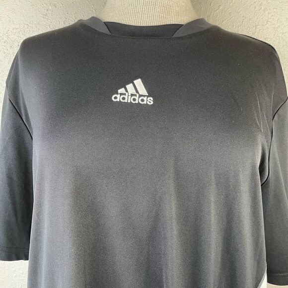 Pre-Owed Adidas Mens Climalite T Shirt Performance Gym Workout Tee Size L - Picture 2 of 7
